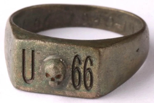 U66 1940-44 U-boat WW2 German ring naval submarine U-Boot Kriegsmarine Navy WWII