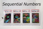 PSA 10 Seq# Mega Venusaur ex Bulbasaur Ivysaur SAR SR AR Mega Brave M1L Japanese