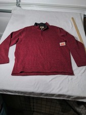 Wrangler Authentics Men  s Sweater Fleece Quarter-Zip Relaxed Fit, XL NWT