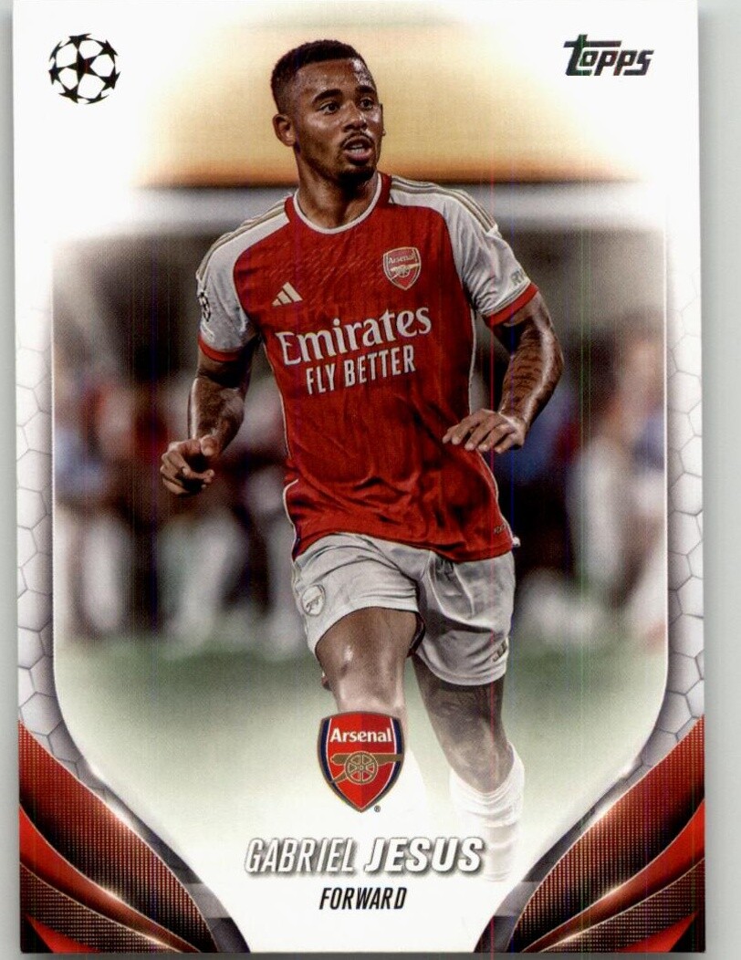 アーセナル ジェズス Gabriel Jesus RC 25枚限定 2023-24 Topps UEFA Club Competitions Gabriel Jesus #40
