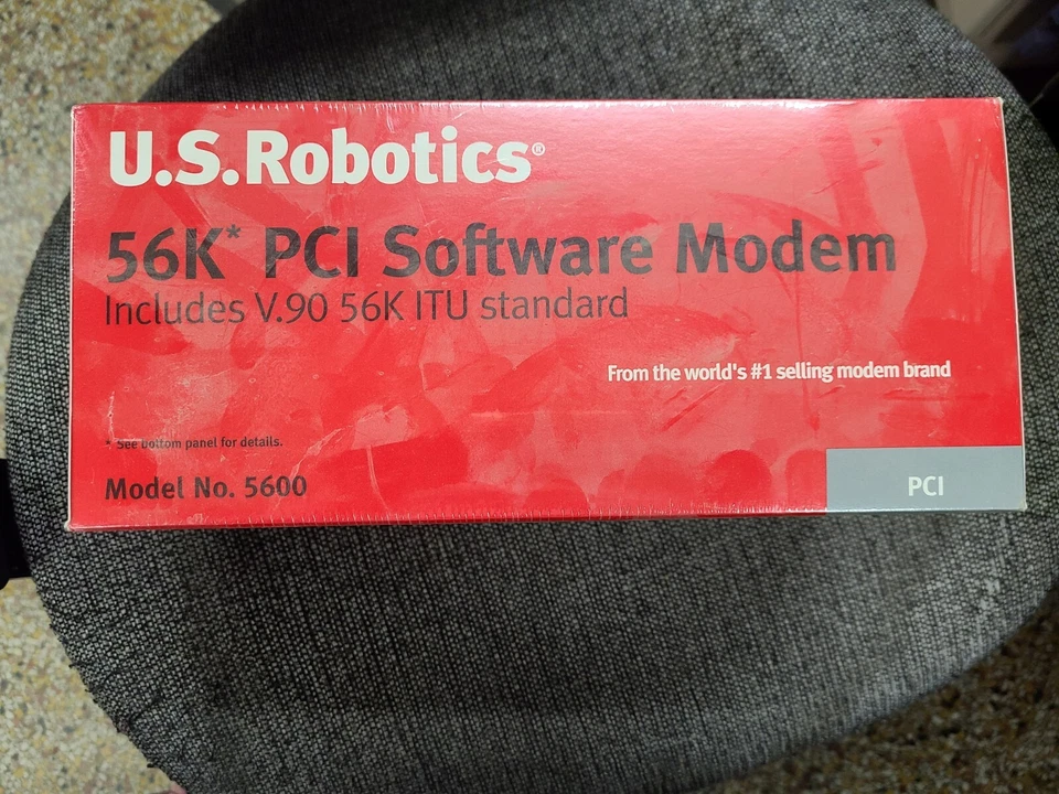 New U.S. Robotics USR5600 56K* PCI Software Modem In Orginal Package - Image 2 of 4
