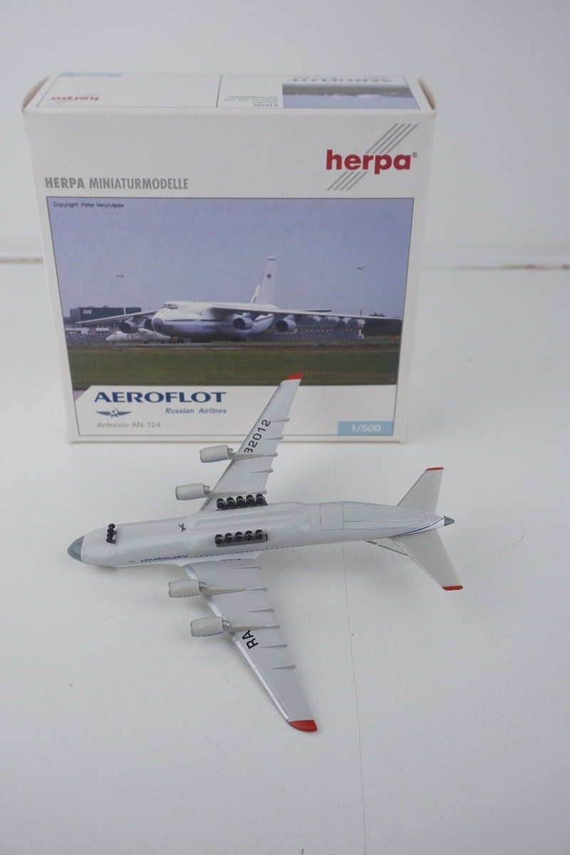 herpa Aeroflot Antonov AN-124 1/500✨新品❗ Herpa Wings 1:500 AeroFlot Russian Airlines Antonov AN-124