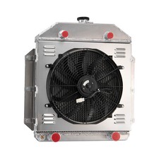 4 Row Radiator Shroud Fan Kits For 1949-53 Ford Country Sedan Squire FlatHead V8