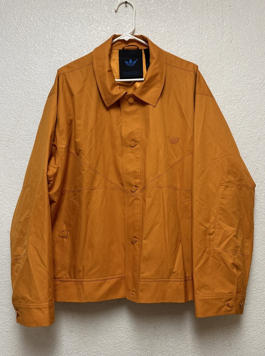 ADIDAS Men's BLUE VERSION TIE-BREAK CANVAS JACKET FOCUS ADIDAS Men's BLUE VERSION TIE-BREAK CANVAS JACKET FOCUS