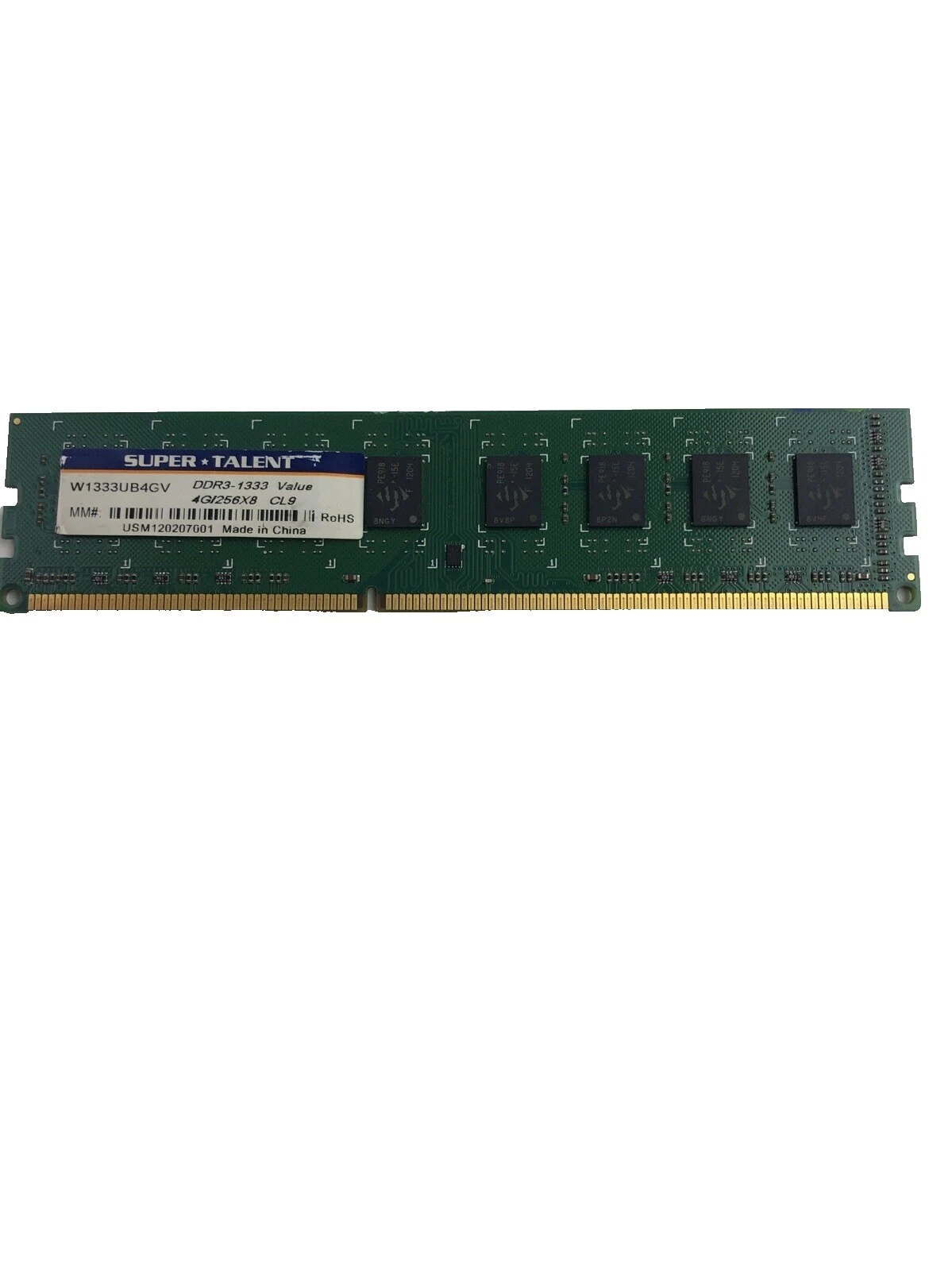 DIMM DDR3 SDRAM 256 MB Capacity per Module Computer Memory (RAM)