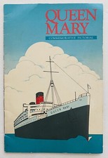 Vintage 1984 Queen Mary Steamship Commemorative Pictorial by Milton L. Schwartz