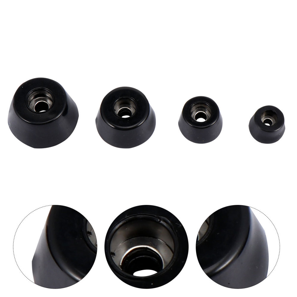 40 Pcs Rubber Feet Black Floor Mats Round Cushion Silicone Bumpers eBay