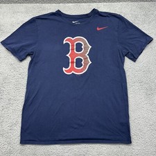 Boston Red Sox 561416-419 Men s Large Athletic Cut The Nike Tee Navy MLB T-Shirt