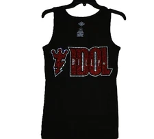 Billy Idol rhinestone bling  shirt or tank XS S M L XL XXL 1X 2X 3X 4X 5X