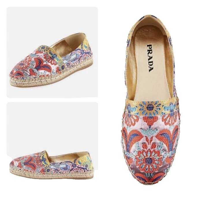 PRADA Floral Flats for Women
