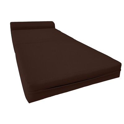 Sleeper Chair Folding Foam Beds, Portable Sofa Bed Sit Sleep 6x32x 70 Brown