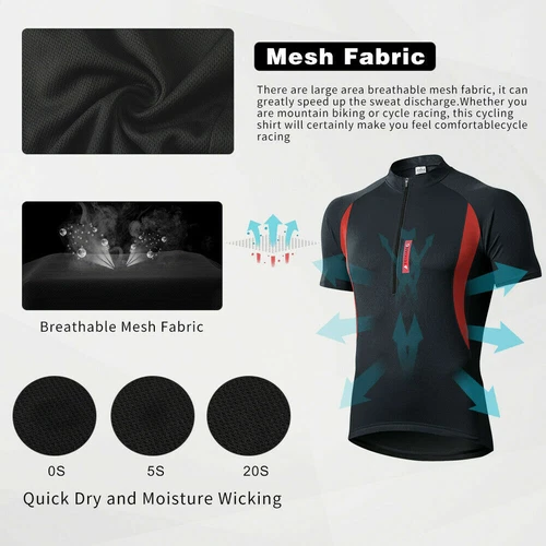 FEIXIANG Fahrradtrikot Herren Kurzarm/Langarm Fahrrad Shirt Fahrradbekleidung - Bild 3 von 89