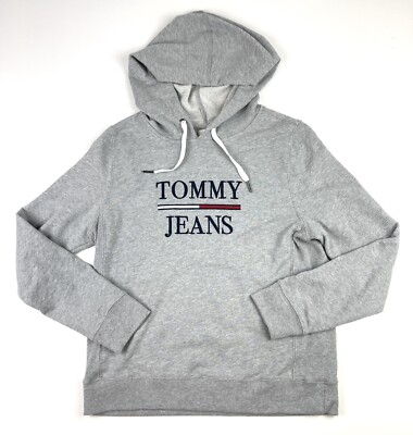 Women s Gray Tommy Jeans Hoodie Size Small