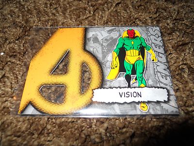 Marvel Beginnings 2012 Avengers Insert Trading Card Vision A-41
