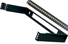 24 Port BNC 50 OHM Patch Panel Rackmount with 1U Hinged Wall Bracket- USA Seller