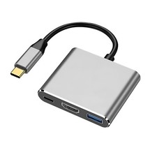 3-In-1 USB C Type C Multi-function Hub To USB-C PD HDTV USB 3.0 Adapter Converte