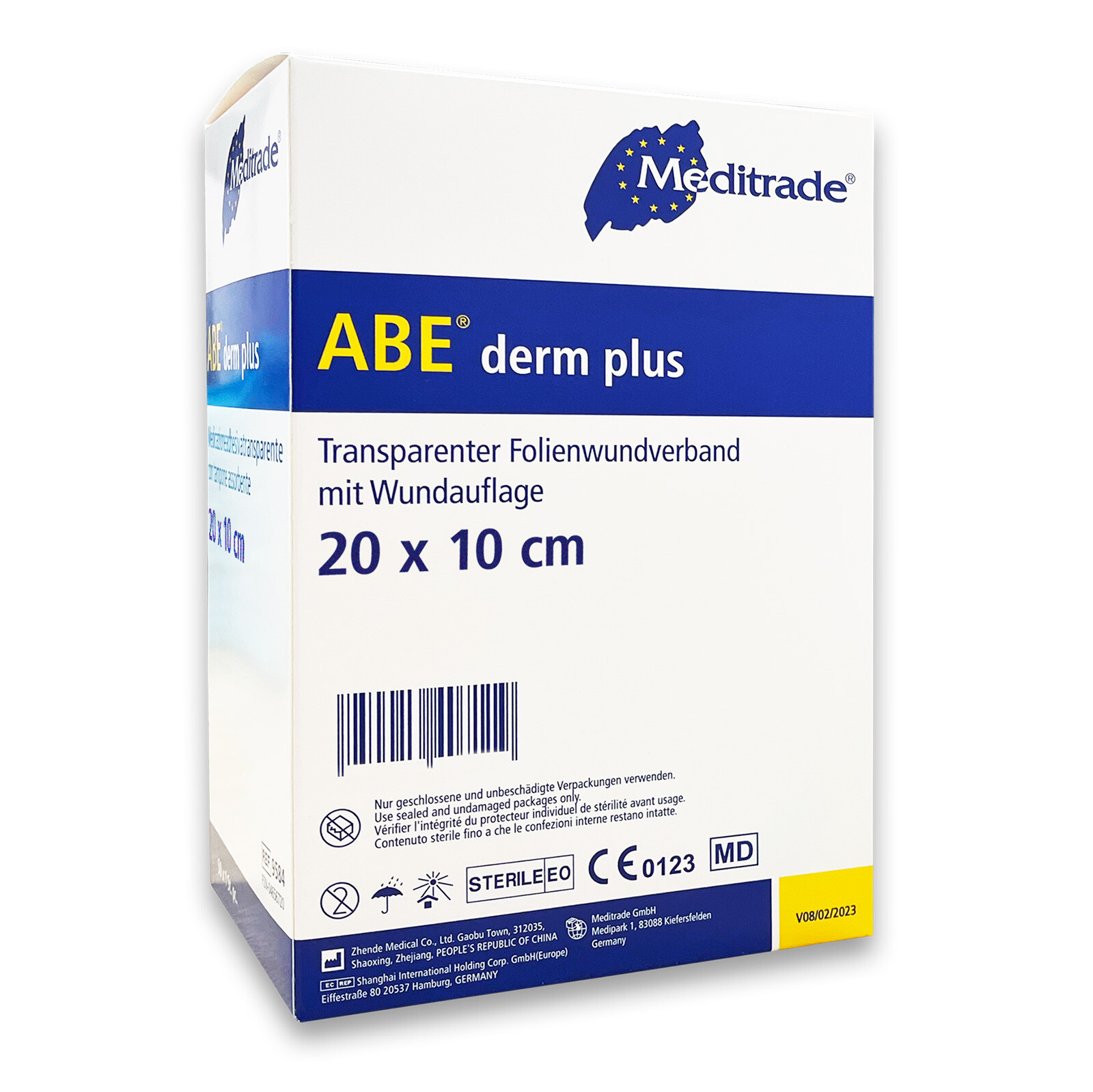 ABE® derm plus 50 Stk. Wundpflaster transparent, wasserfest Duschpflaster steril