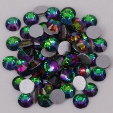Crystal Vitrail Rhinestone Ss3-Ss30 Medium Flat Back Nail Art Non Hotfix Crystal