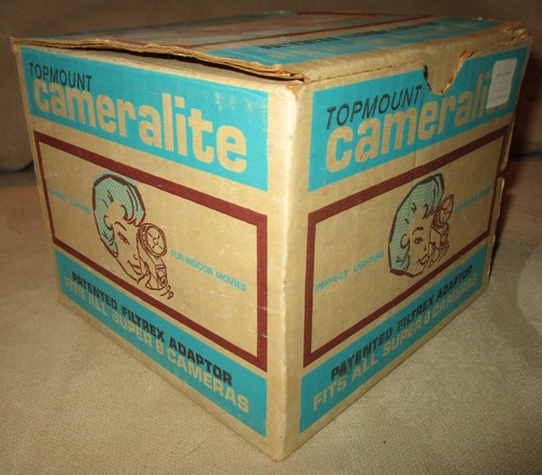 Macchina fotografica vintage Acme-Lite Cameralite servizio fotografico luce attacco superiore #96, non funzionante - Foto 3 di 10