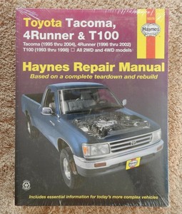 1995 2004 Toyota Tacoma 4runner T100 2wd 4wd Pickup Truck Repair Manual Sealed Ebay