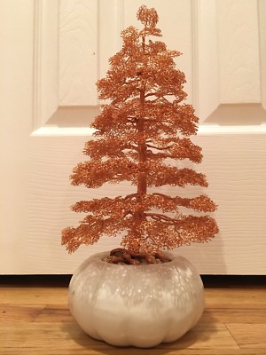 Christmas Tree bonsai handmade by copper | eBay