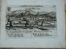 Schmalkalden, anno 1678, Meisner-Kieser, Kupferstich, Blattma&szlig;: 15x18 cm.,