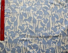 Michael Miller children's cotton fabric animal silhouettes oop patt# 6152 BHY