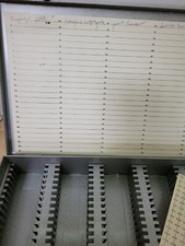 Vintage 35-mm Slide Storage Case Tray Holds 150 Slides W/ Indexes