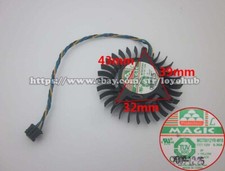 New Protechnic MGT6012YR-W10 Graphics card Cooling fan DC 12V 0.3A 4Wire 4-Pin