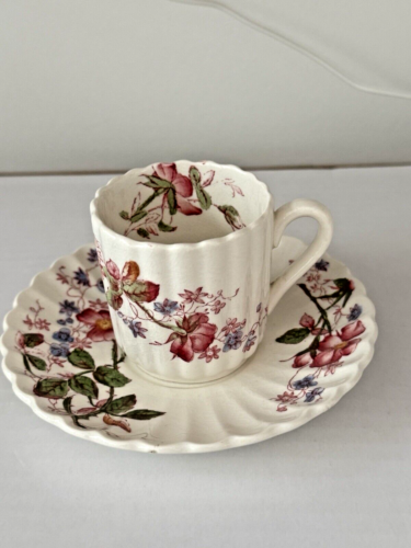 New Vintage Copeland Spode Lorraine Demitasse Cup and Saucer Sets S/2184 - Picture 2 of 6