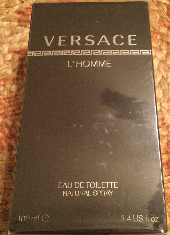 Versace L' Homme By Versace 3.4oz Eau De Toilette Spray For Men NEW IN BOX