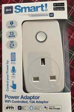 New White 13amp Wi Fi Power socket Controller Made By BG