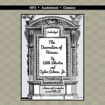 The Decoration of Houses - MP3 CD Audiobook in CD jacket
