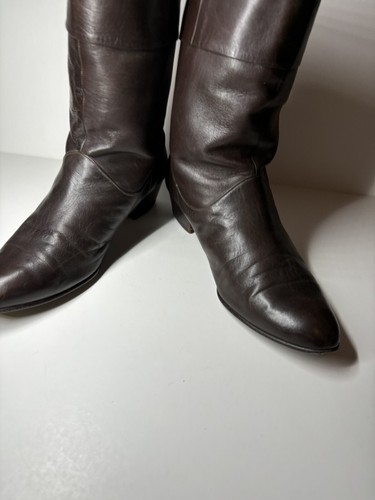 Womens Vintage Giorgio Brutini Boots 8.5 D Brown Spanish Boots made in Spain - Picture 8 of 10