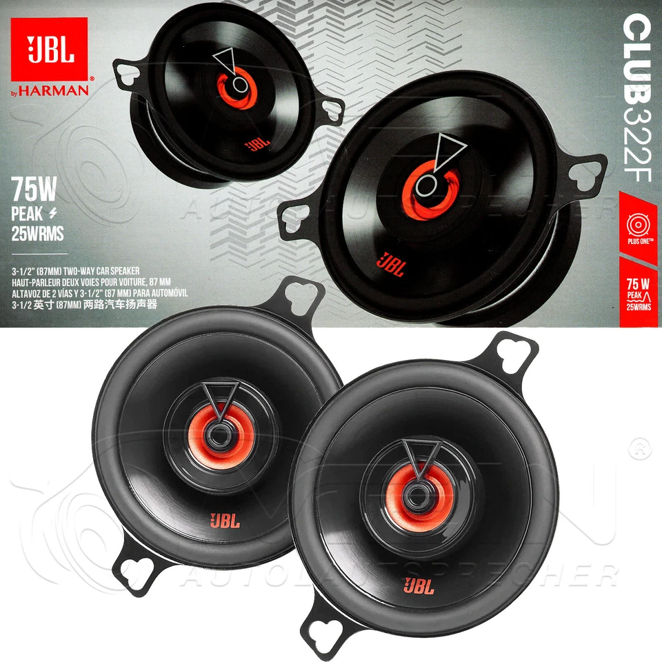 JBL LAUTSPRECHER für VW GOLF II / 2 1983-1992 Armaturenbrett Front 75W 87 #BALY - Bild 4 von 4