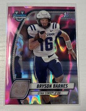 2024 Bowman Chrome University BRYSON BARNES!! (RC) Pink Lava Refractor!! UTAH ST