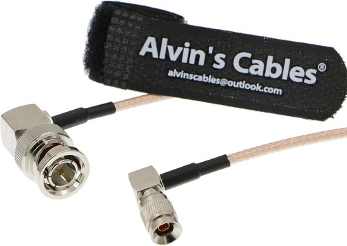 Blackmagic DIN 1.0 2.3 Mini BNC Right Angle to Male 75ohm RG179 HD SDI Cable - Picture 2 of 3
