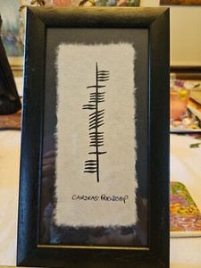 Irish Ogham Wishes Wall Hanging Friendship Handmade In Ireland By Ethel Kelly 