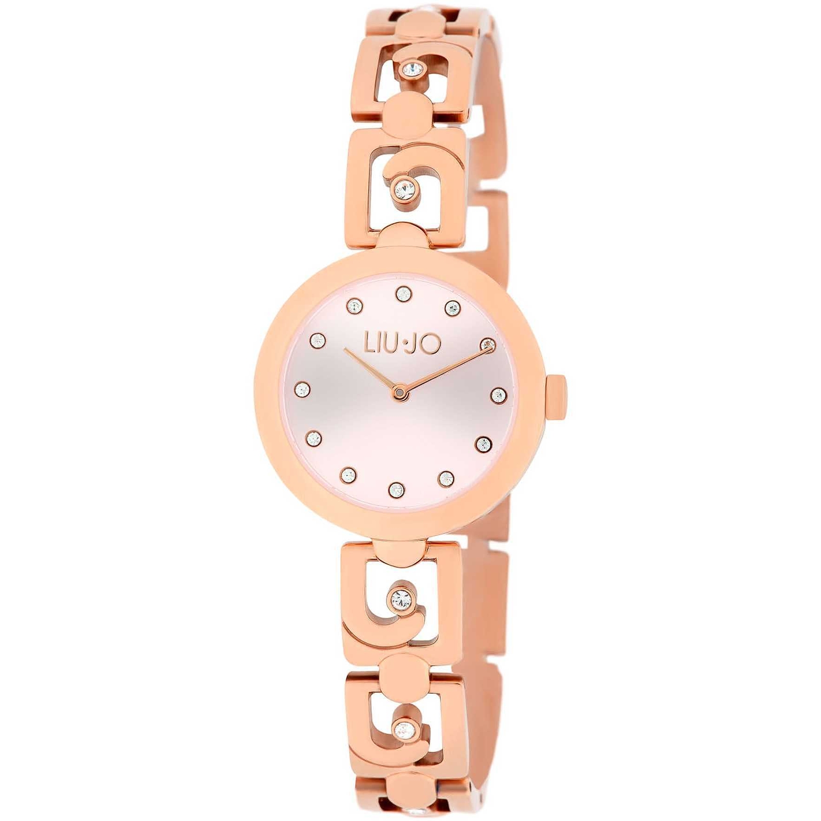Womens Wristwatch LIU JO Luxury GRACEFUL TLJ2092 Stainless Steel Gold Rose
