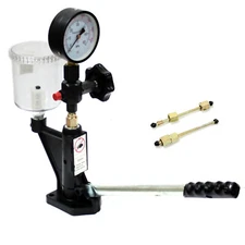 Fuel Test 400Bar/8000PSI Diesel Injector Nozzle Tester w/ Dual Scale Gauge
