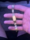Seiko Vintage Gold Tone Quartz Rectangle Analog Dress Women's Bracelet Watch