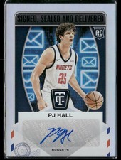 2024-25 Panini Totally Certified #SD-HAL PJ Hall Signed, Sealed, and Delivered
