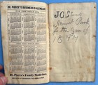 Vintage 1877 Dr. Pierce's Memorandum and Account Book, Drugs and Medicines — photo 2