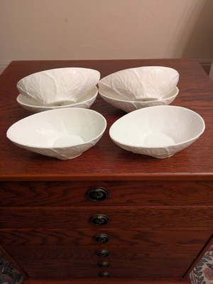 Coalport Country Ware Avocado Geschirr - 6er Set - Vintage weiß Bone China
