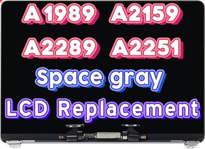 For MacBook Pro 13'' A2289 2020 EMC 3456 Grey Retina LCD Screen Display Assembly