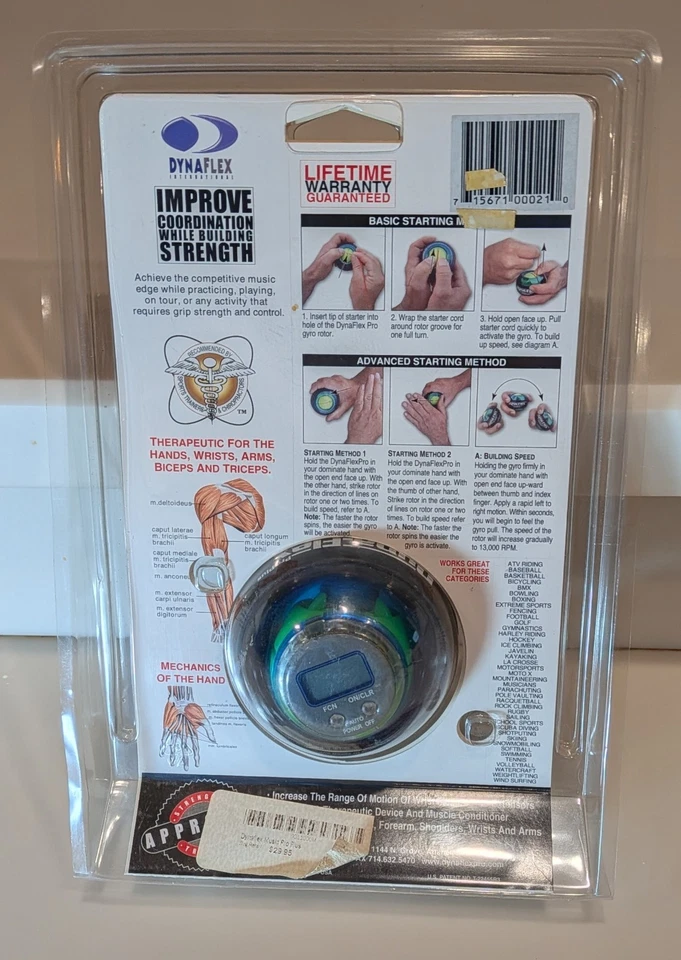 Ejercitador giroscópico Dynaflex Pro - Caja abierta verificada - Contador digital Foto 2 de 4