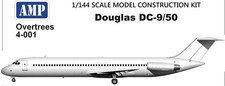 AMP OvT-4-001 Douglas Dc-9 /50 Plastic model aircraft 1/144