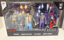 McFarlane Batman The Animated Series . 4 Pack Action Figures Batman Joker-Read