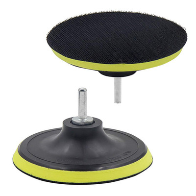2 Pcs 5'' Hook & Loop Backing Pad w/ M10 Drill Adapter for Orbital Sander