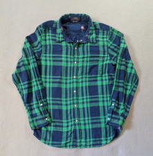 Chubbies Flannel Shirt Mens Large Flip It and Reverse It Pearl Snap Flamingos